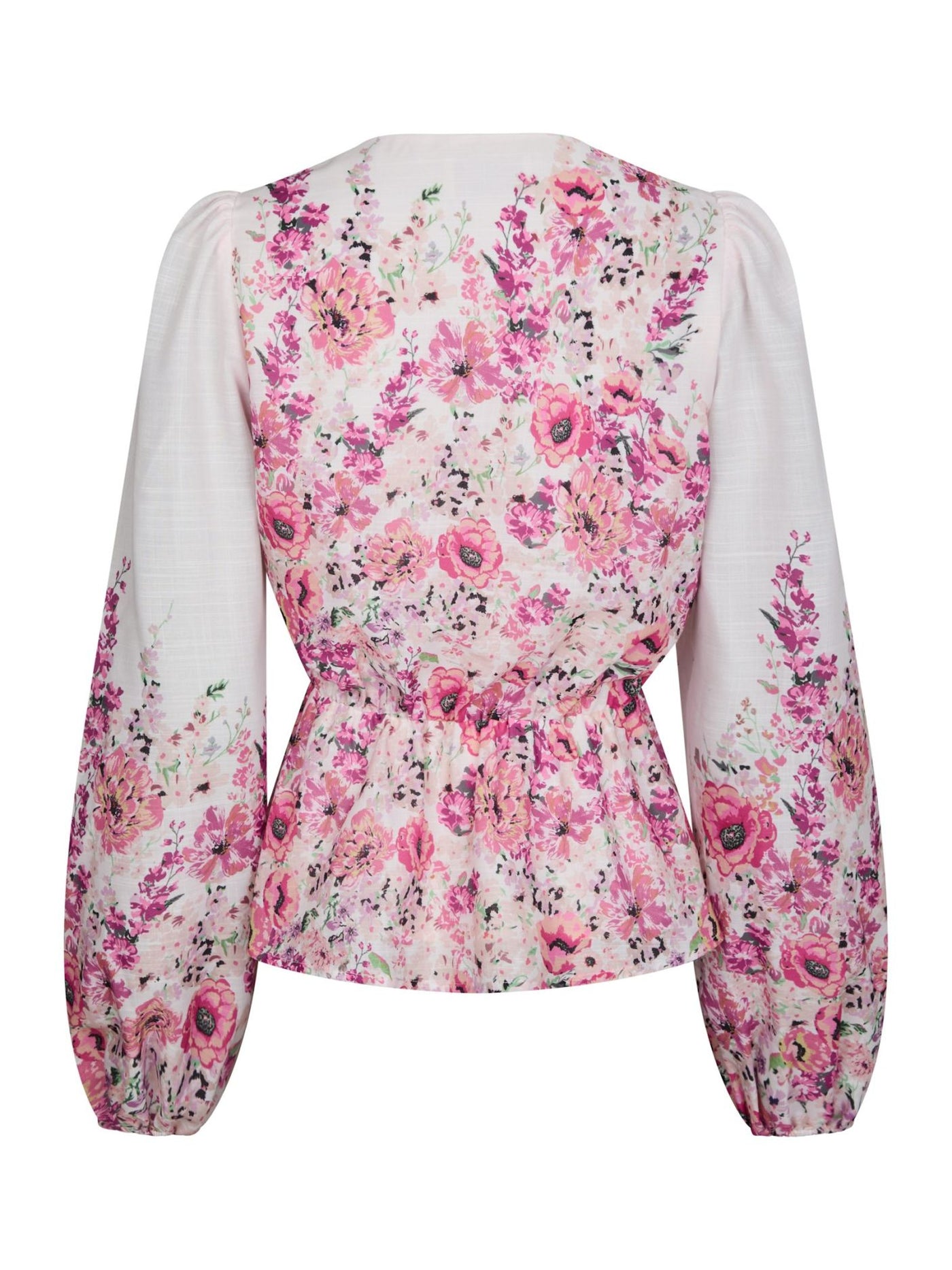 Fie Flower Print Blouse, Rose