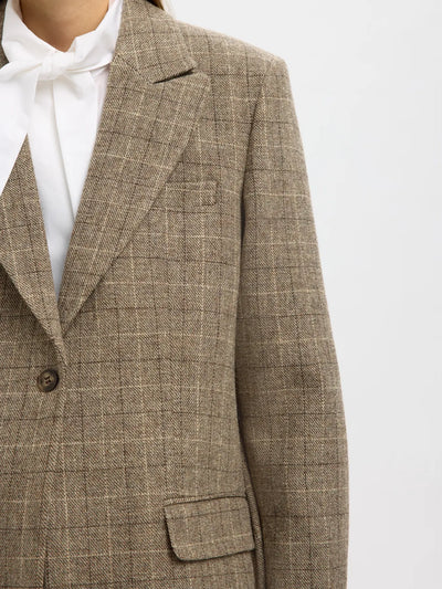 Relaxed Sille Blazer, Delicioso/Checks