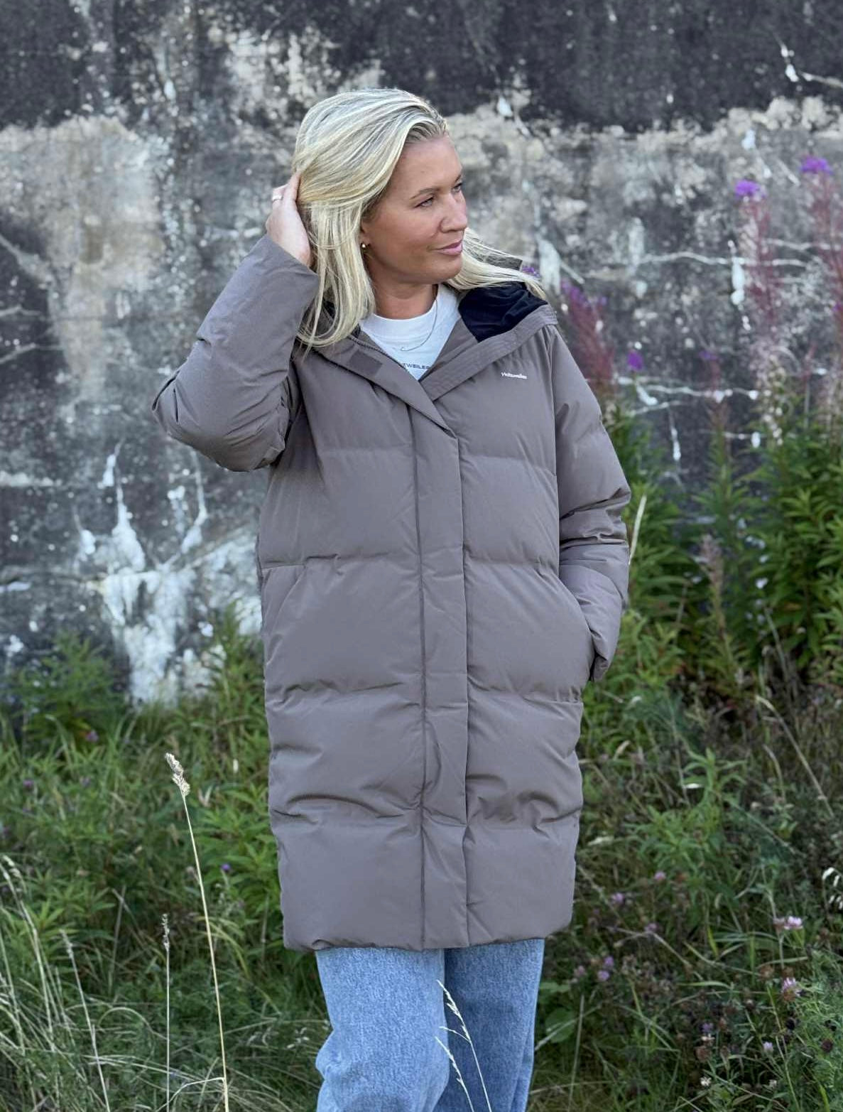 Loen Down Jacket , Taupe