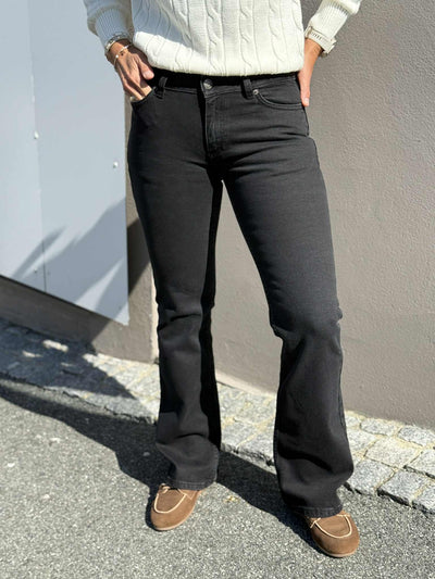 W Low Jeans, Black Washed