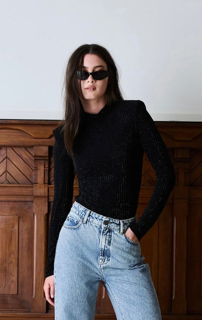 Luxe  Sequin Body, Black