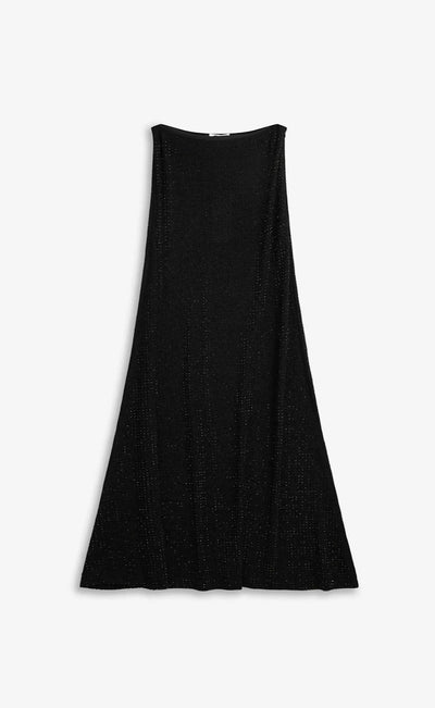 Luxe Sequin Skirt, Black