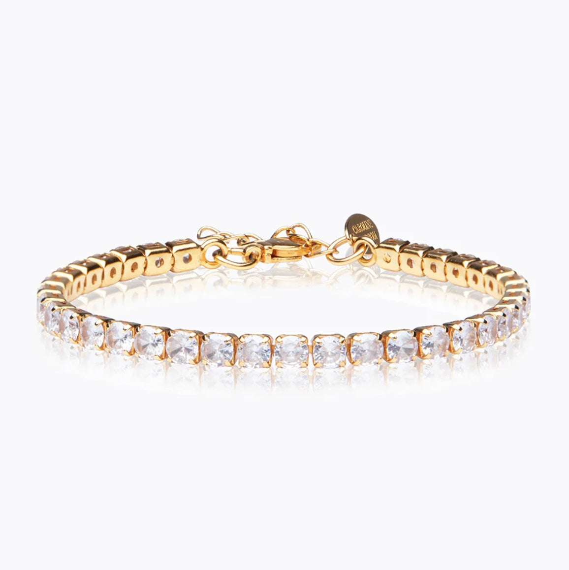 Zara Bracelet Gold Crystal
