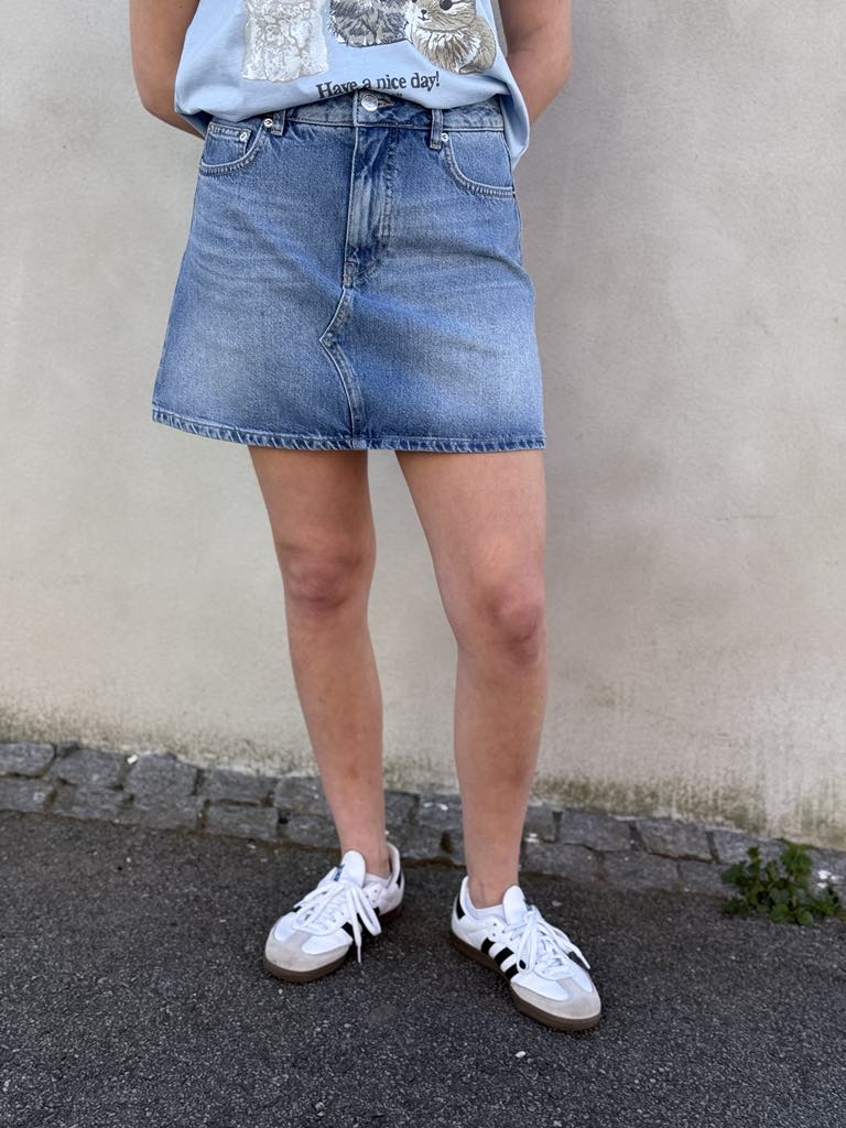 Denim Mini Skirt Lt. Blue