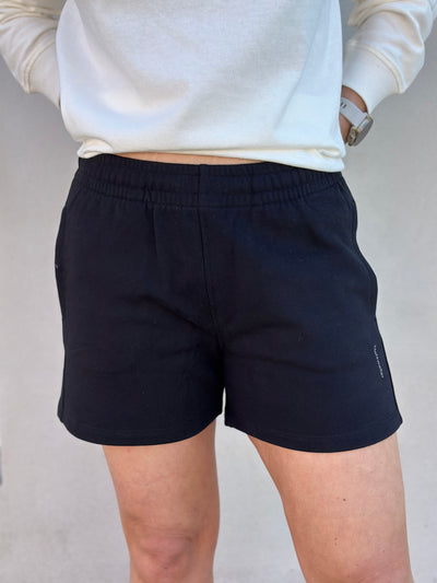 W. Relaxed Shorts, Black