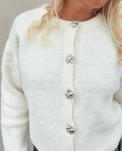 Colette Cardigan , White