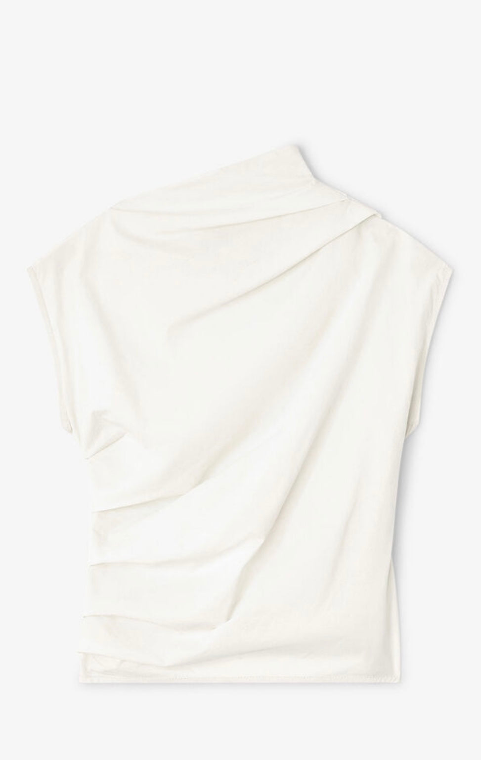 Strech Cotton Ruched Top, Erget