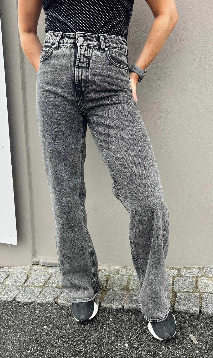 Reign jeans, Washed Black