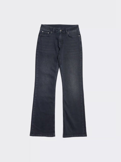 W Low Jeans, Black Washed