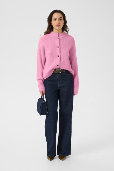 Alpha Short Cardigan, Begonia Melange