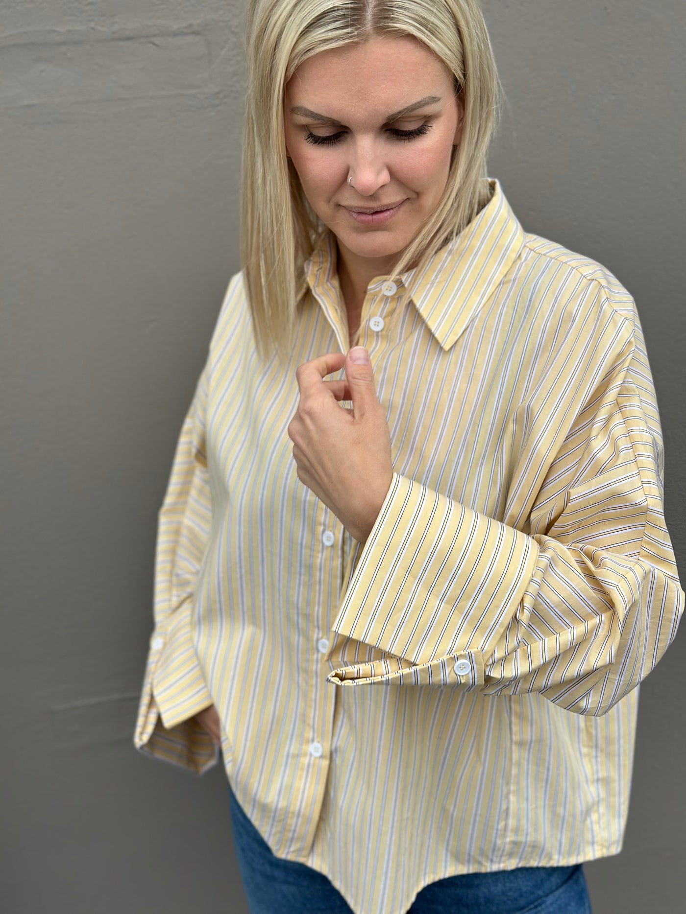 Atari Shirt , Yellow Stripe