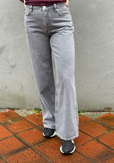 W Wide Jeans, Lt. Grey