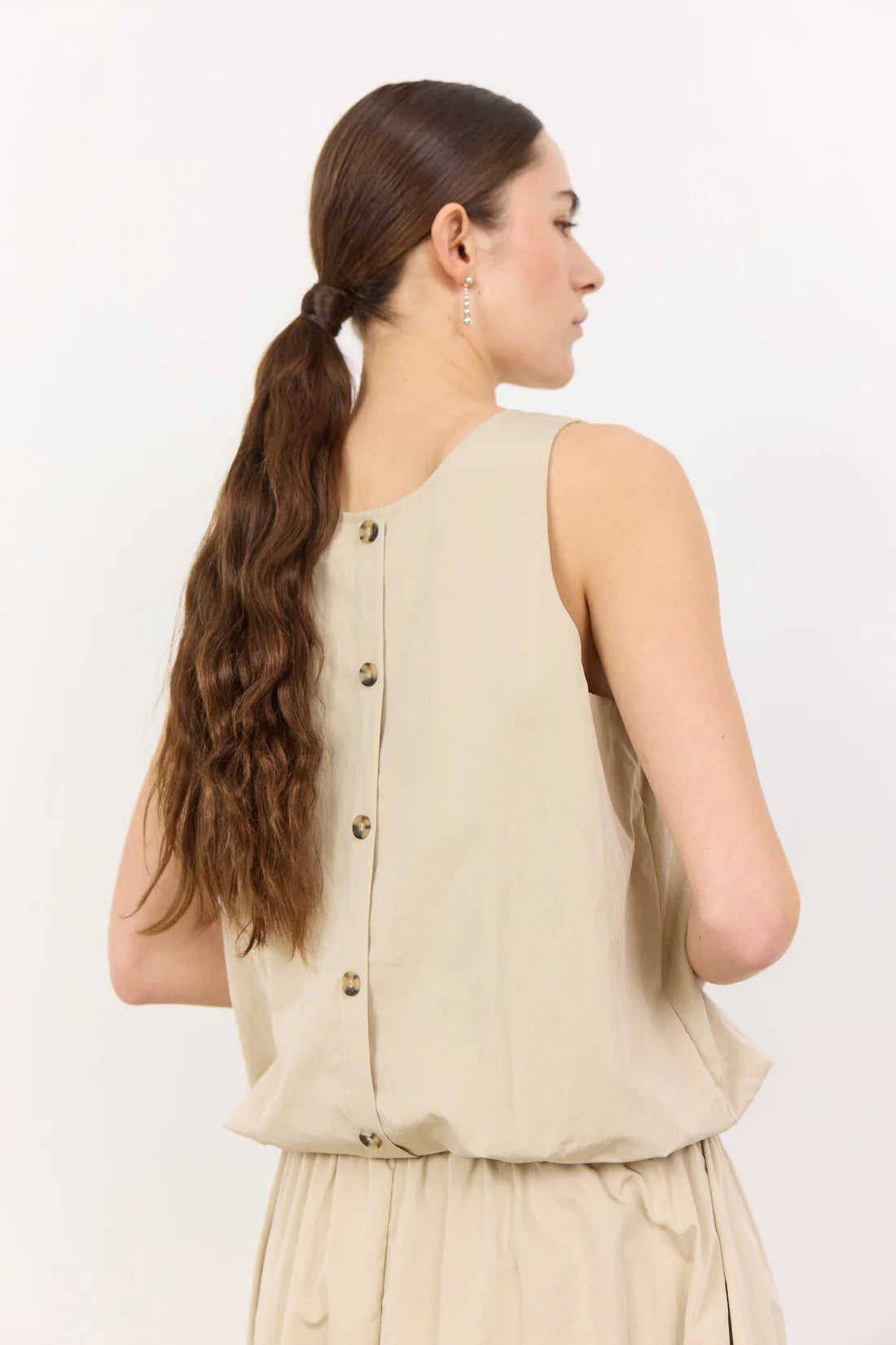 Lea 1 Top, Beige