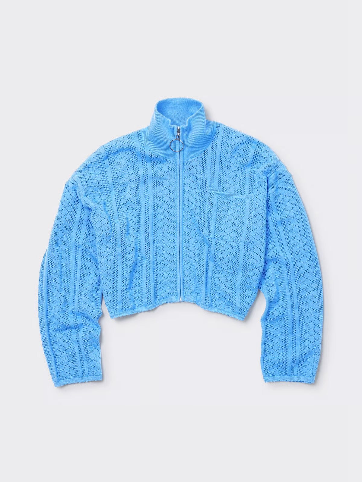 Tine Crochet Cardigan, Blue