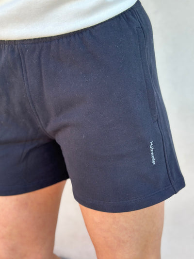W. Relaxed Shorts, Black