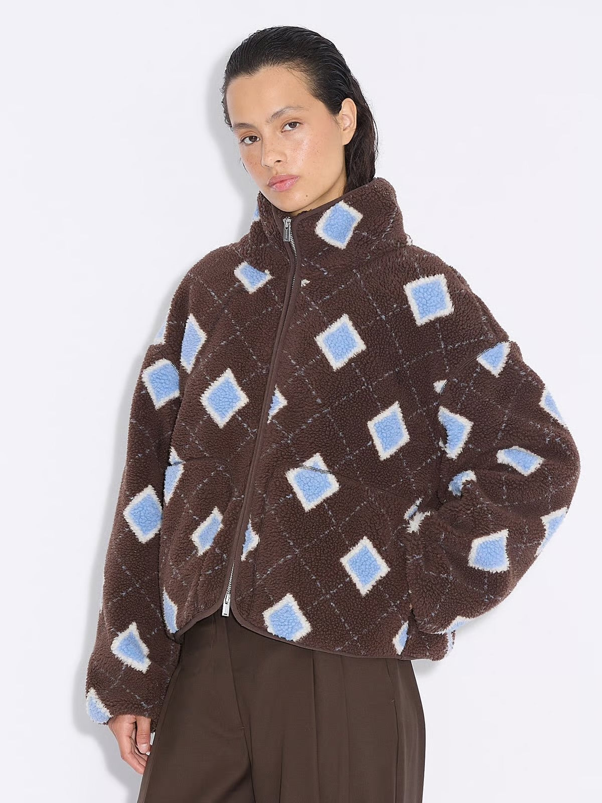 Rype Fleece Jacket, Brown Mix