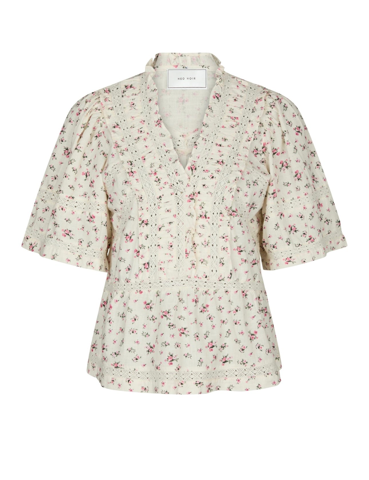 Evienne Floral Blush Top, Rose