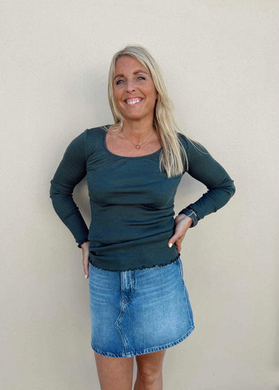 Elaine Seamless O-LS Tee, Urban Chic