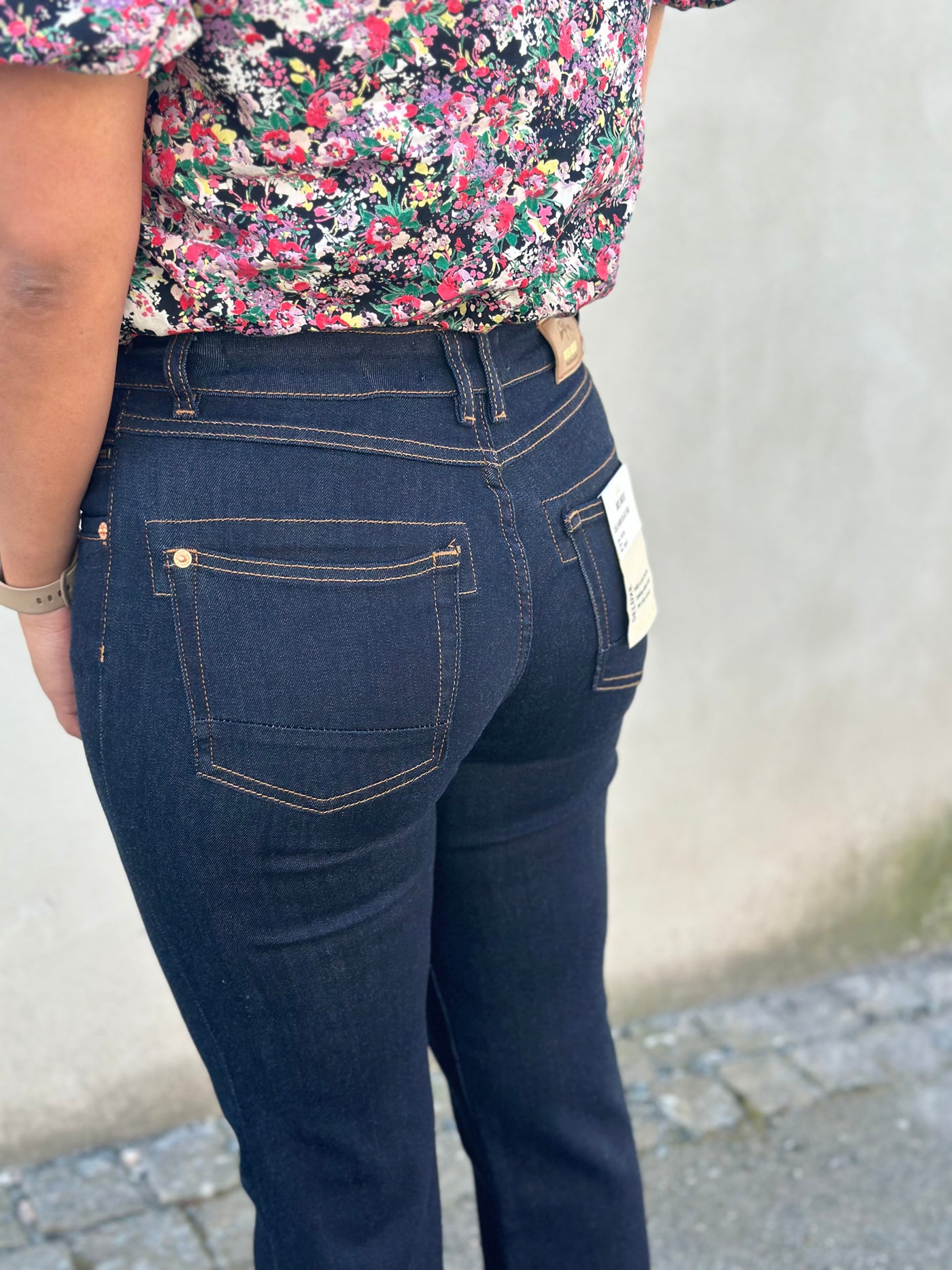 Carla Naomi Deluxe Jeans, Dark Blue