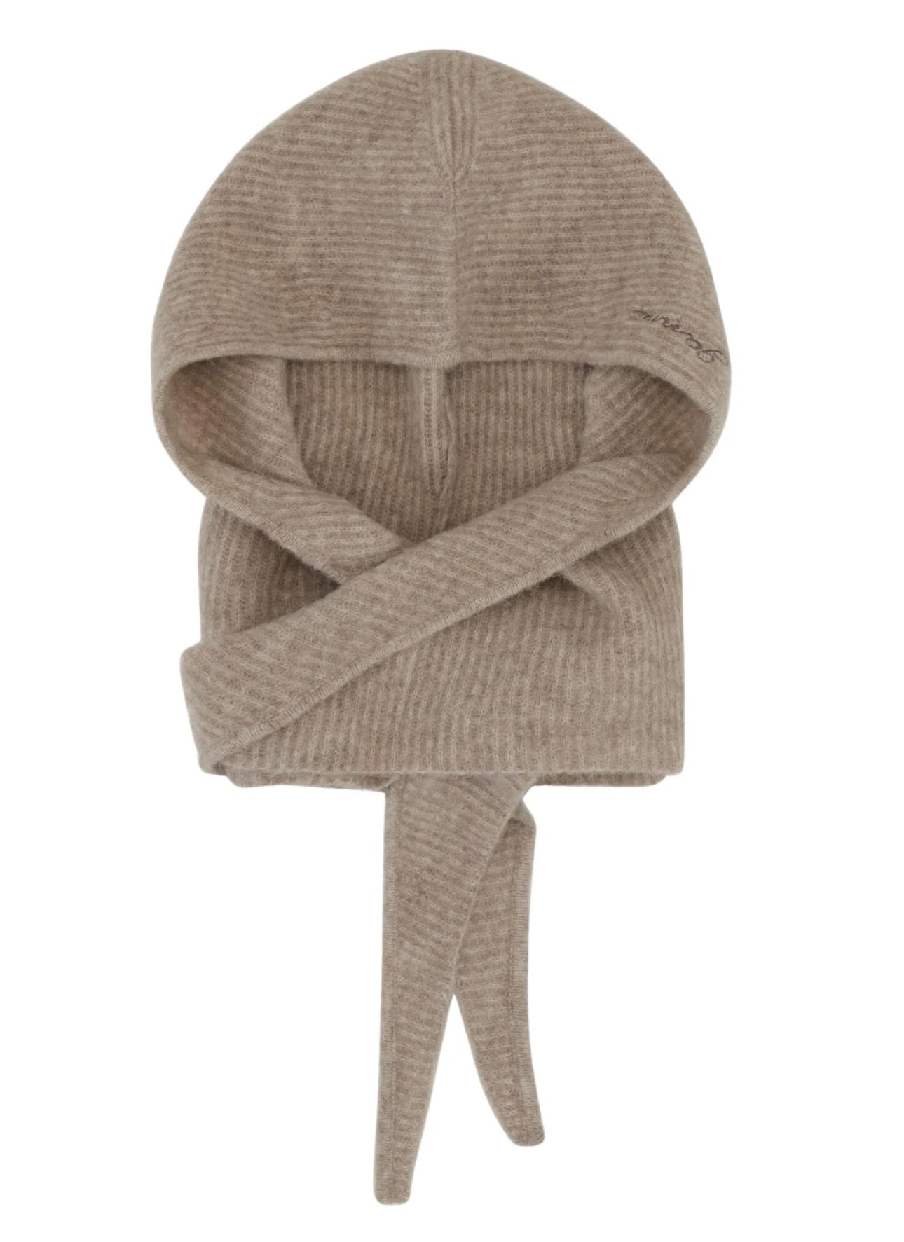 Soft Wool Balaclava, Almond Milk